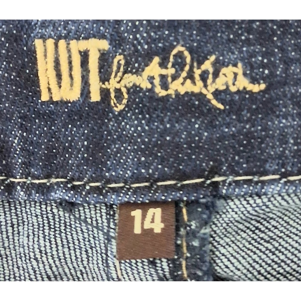 KUT From The Kloth Jeans Women's Size 14 Natalie High Rise Bootcut Thick Stitch - Picture 5 of 15